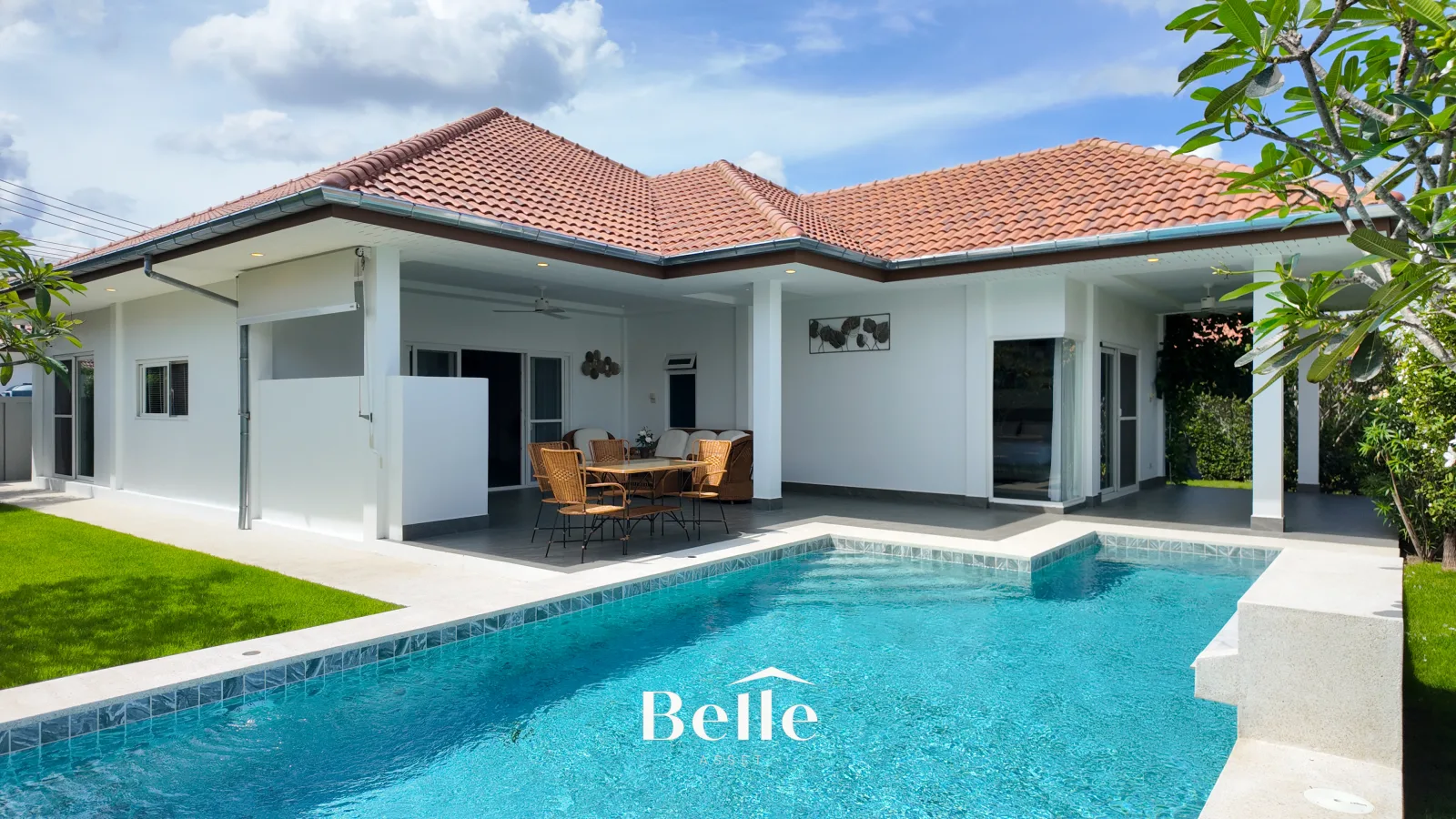 Luxury Pool villa Well-Maintained Villa for Sale at Mali Lotus, Hua Hin