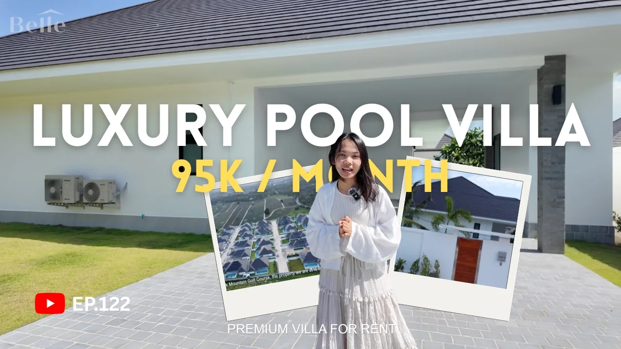 Luxury Modern Pool Villa for Rent with 20kW Solar System – Hin Lek Fai, Hua Hin
