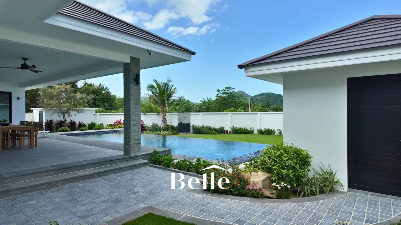 Modern Luxury Pool Villa with 12x4m Saltwater Pool near Black Mountain Golf Club – Highland Villa 3, Hua Hin - 5