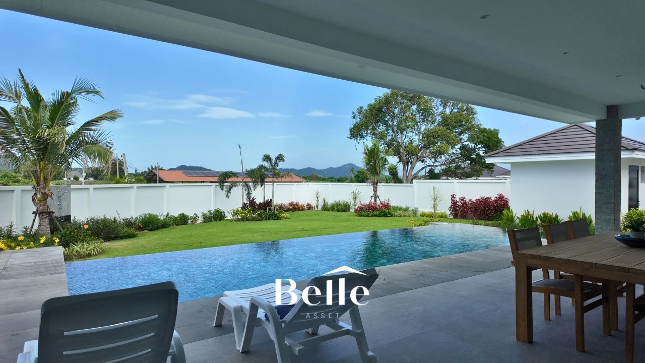 Modern Luxury Pool Villa with 12x4m Saltwater Pool near Black Mountain Golf Club – Highland Villa 3, Hua Hin - 7