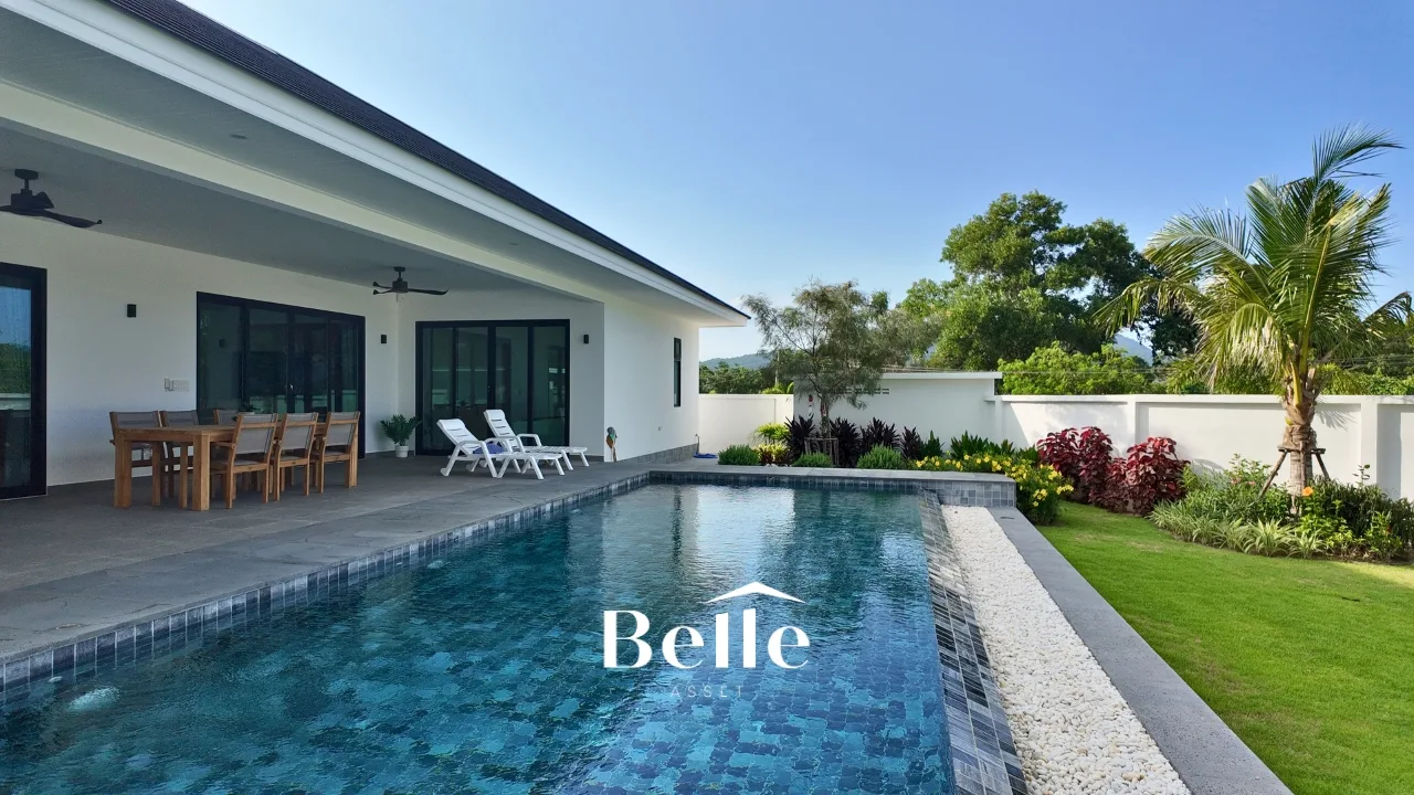 Modern Luxury Pool Villa with 12x4m Saltwater Pool near Black Mountain Golf Club – Highland Villa 3, Hua Hin - 45