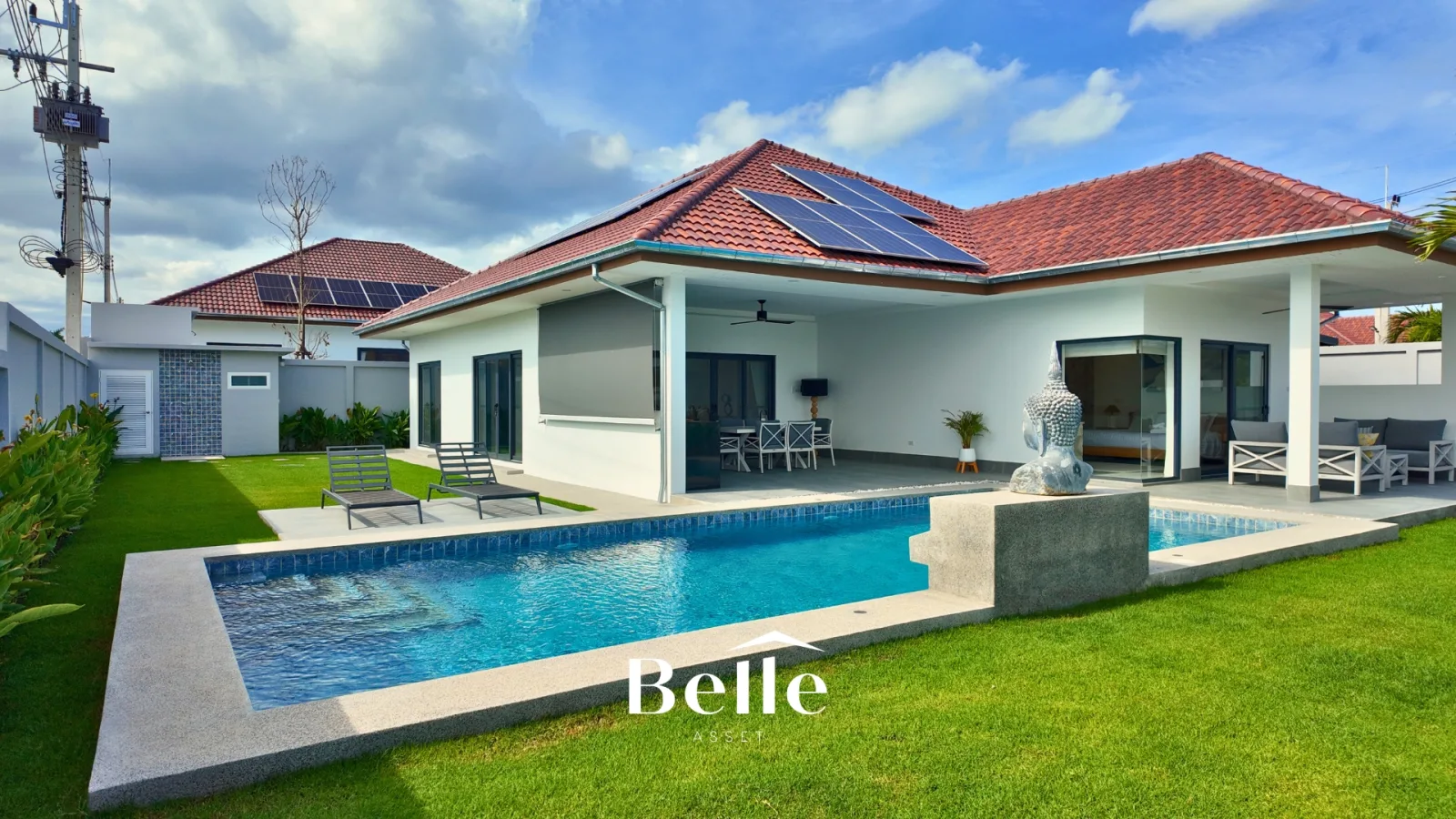 Eco-Friendly Modern Pool Villa with 10 kW Solar System in Thap Tai, Hua Hin – 9.9 MB - 4